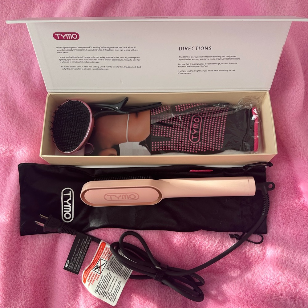 Tymo hair smoothing and straightening iron